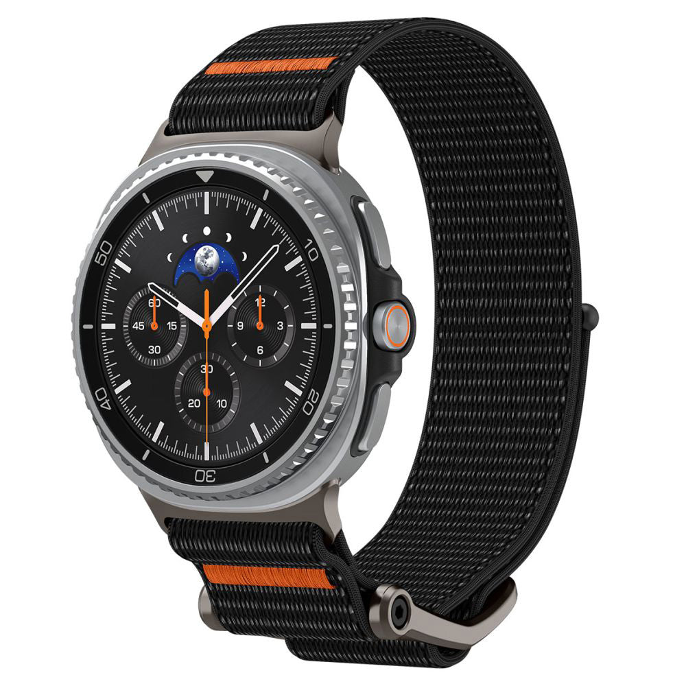 Spigen DuraPro Flex reim for Samsung Galaxy Watch8 / Watch8 Classic Series, Svart AMP10116