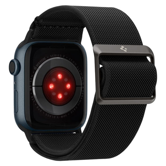 Spigen Lite Fit rem for Apple Watch 49mm / 46mm / 45mm / 44mm-serien, svart AMP02286