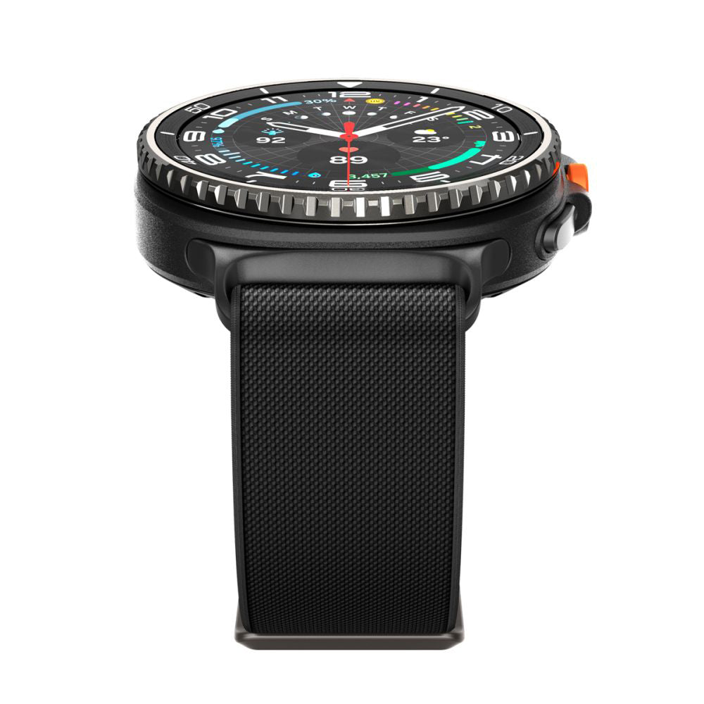 Spigen Lite Fit reim for Samsung Galaxy Watch8 / Watch8 Classic Series, Svart AMP10117