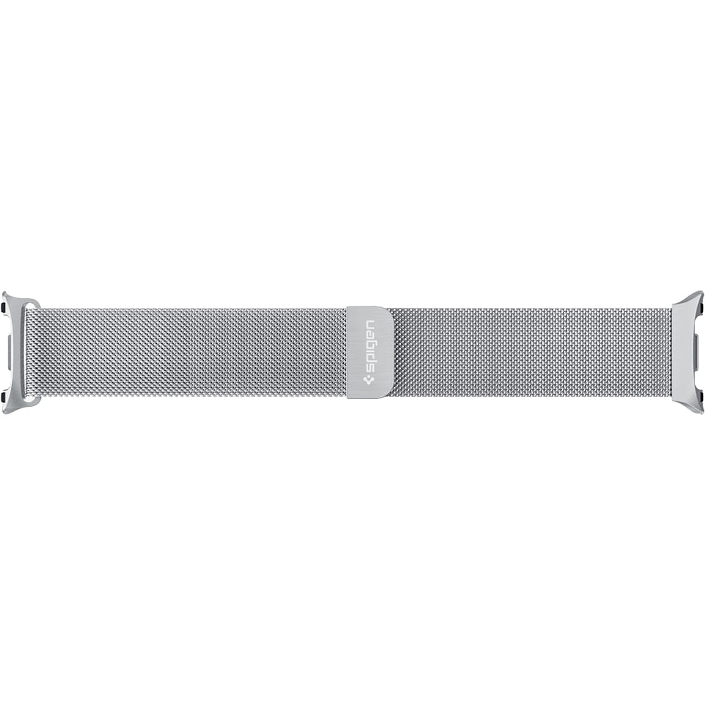Spigen Metal Fit-rem for Samsung Galaxy Watch9 / Watch8 / Watch8 Classic Series, Sølv AMP10121