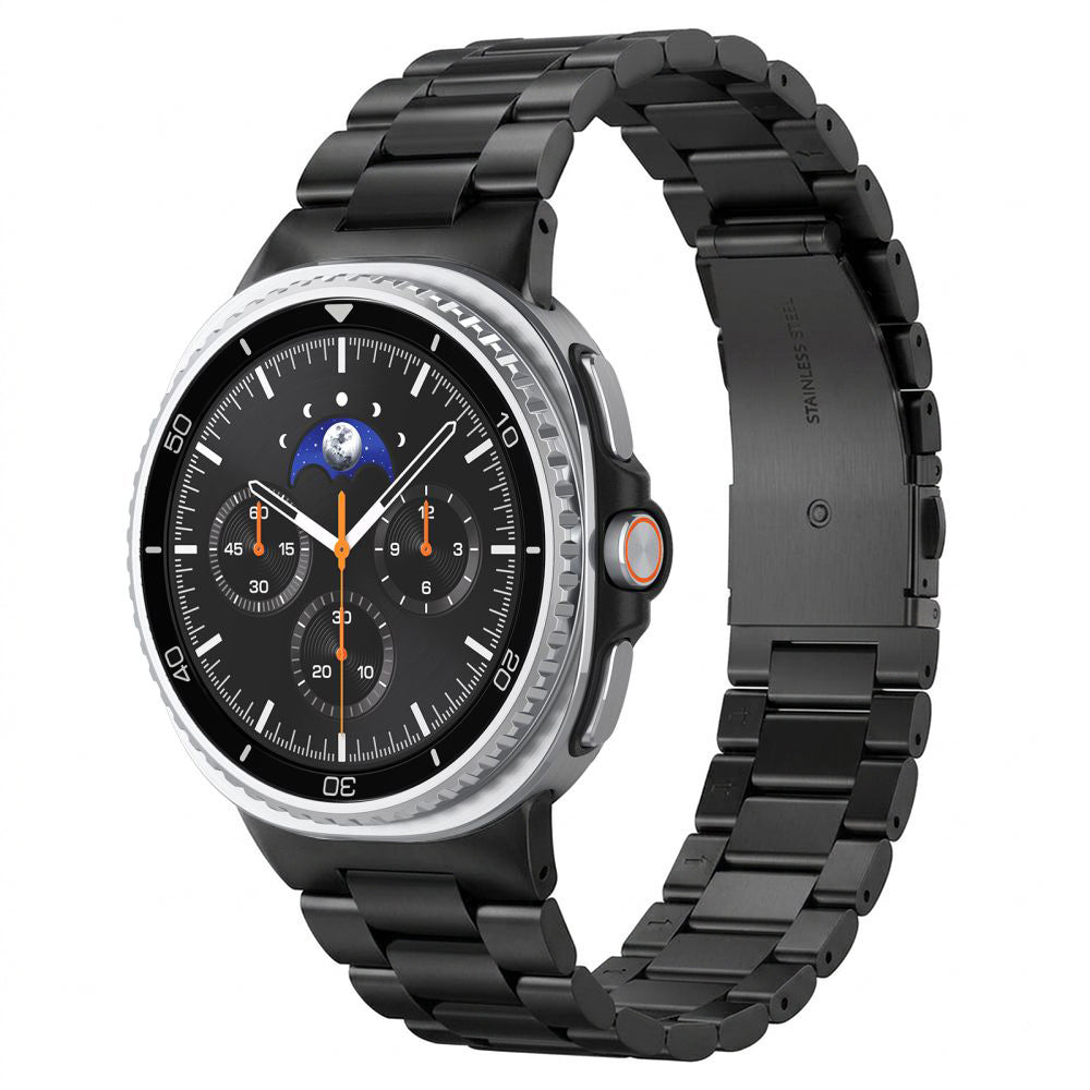 Spigen Modern Fit 316L rem for Samsung Galaxy Watch9 / Watch8 / Watch8 Classic Series, svart AMP11608