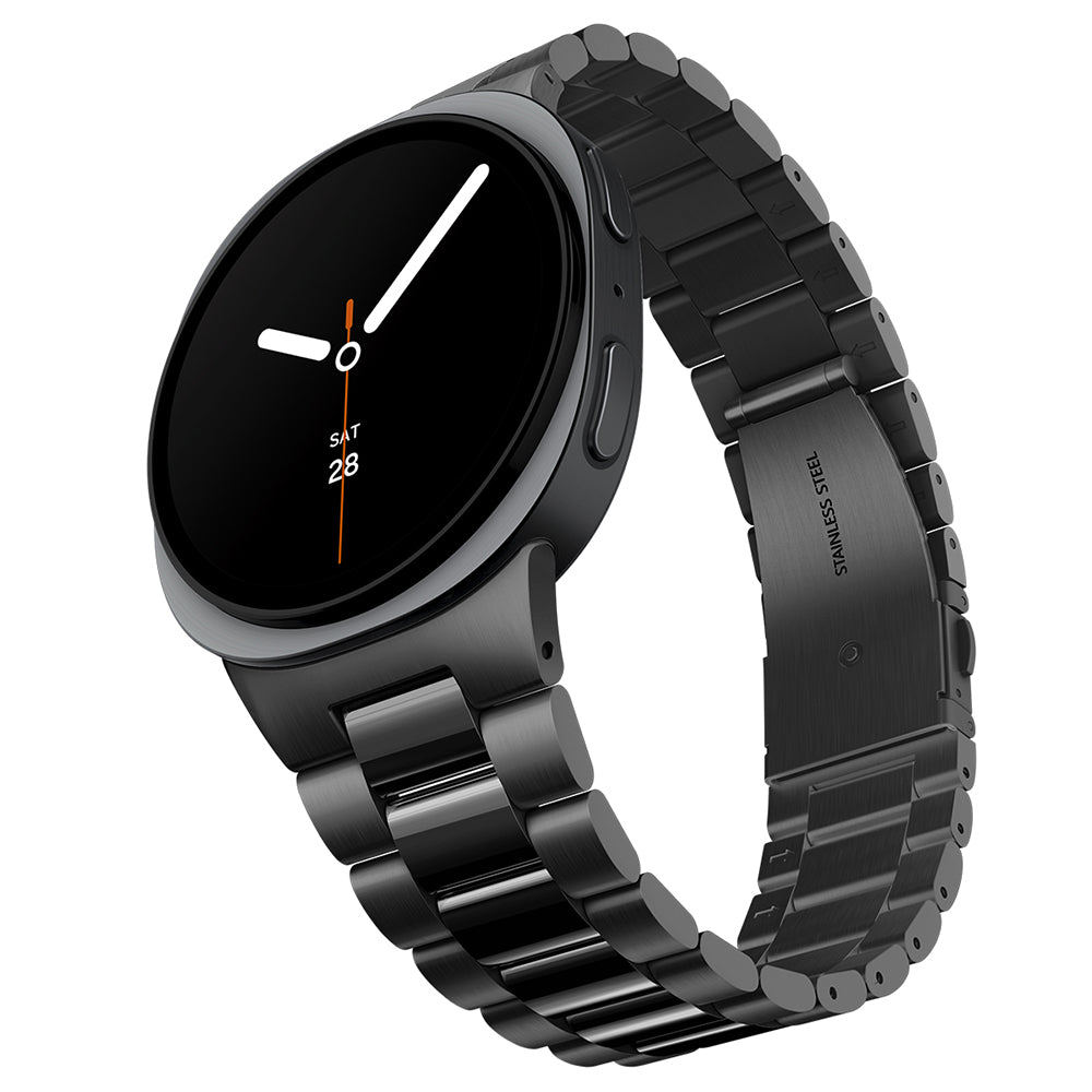 Spigen Modern Fit 316L rem for Samsung Galaxy Watch9 / Watch8 / Watch8 Classic Series, svart AMP11608