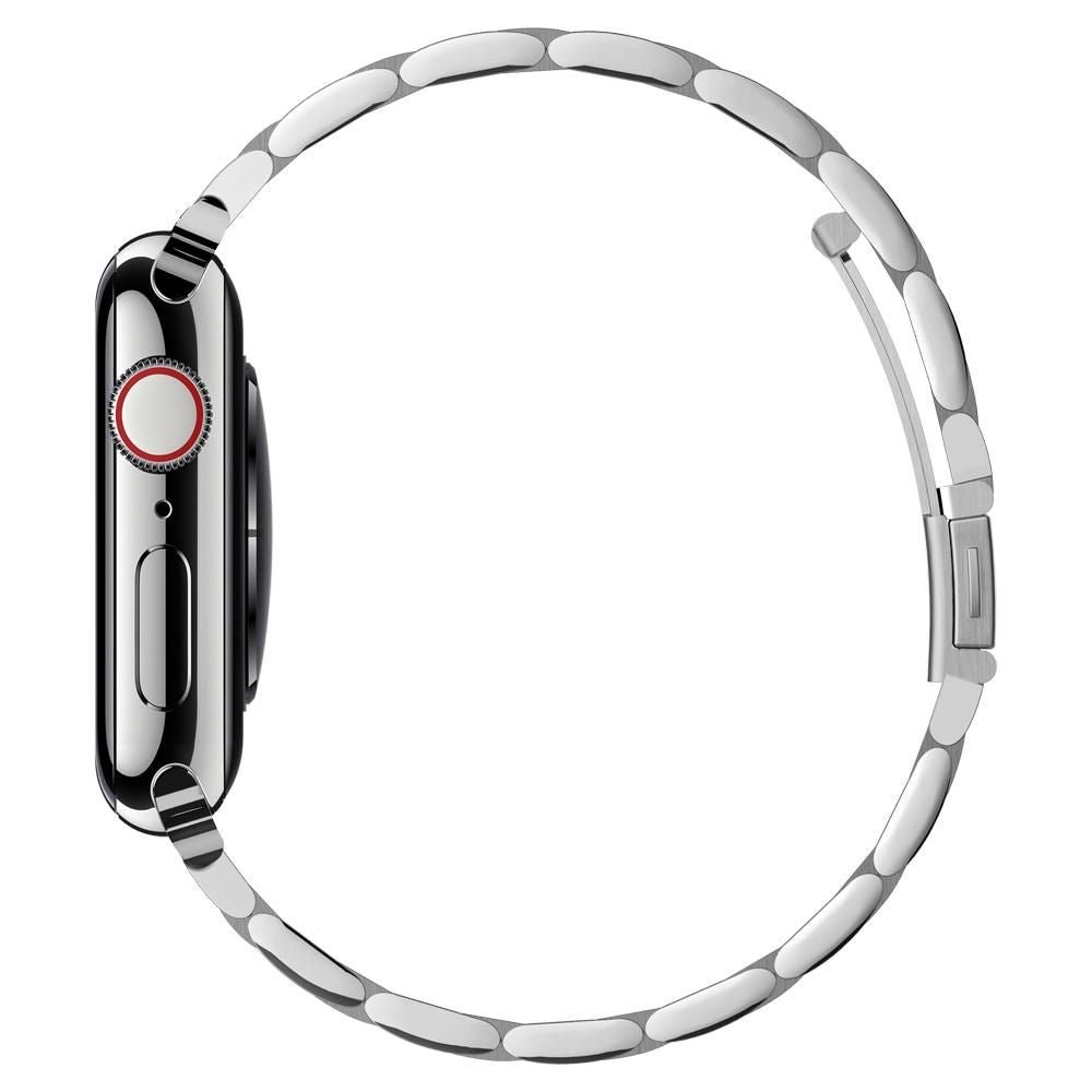 Spigen Modern Fit reim for Apple Watch 42mm / 41mm / 40mm / 38mm Series, Sølv 061MP25943