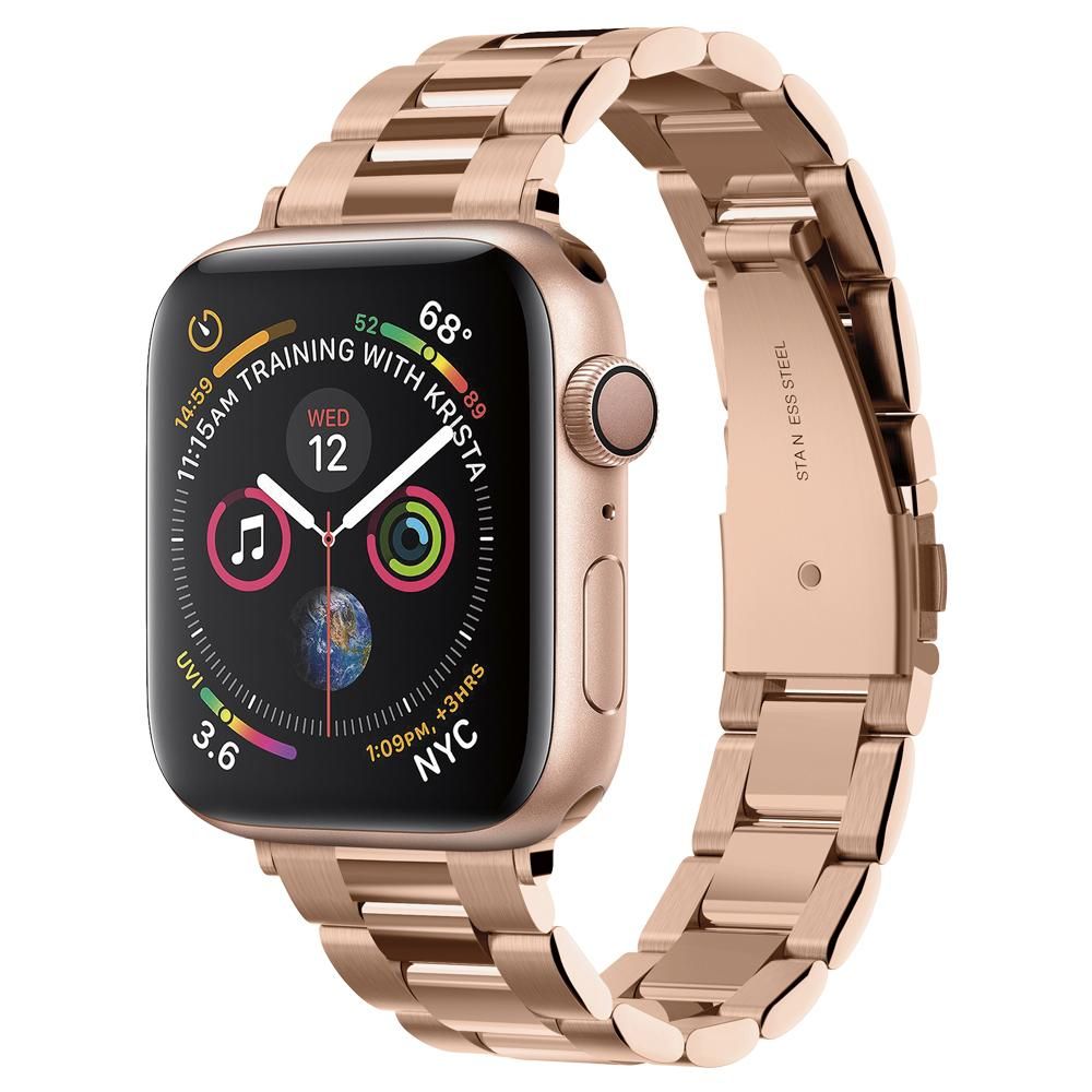 Spigen Modern Fit reim for Apple Watch 42mm / 41mm / 40mm / 38mm Series, Rosa Gull 061MP25944