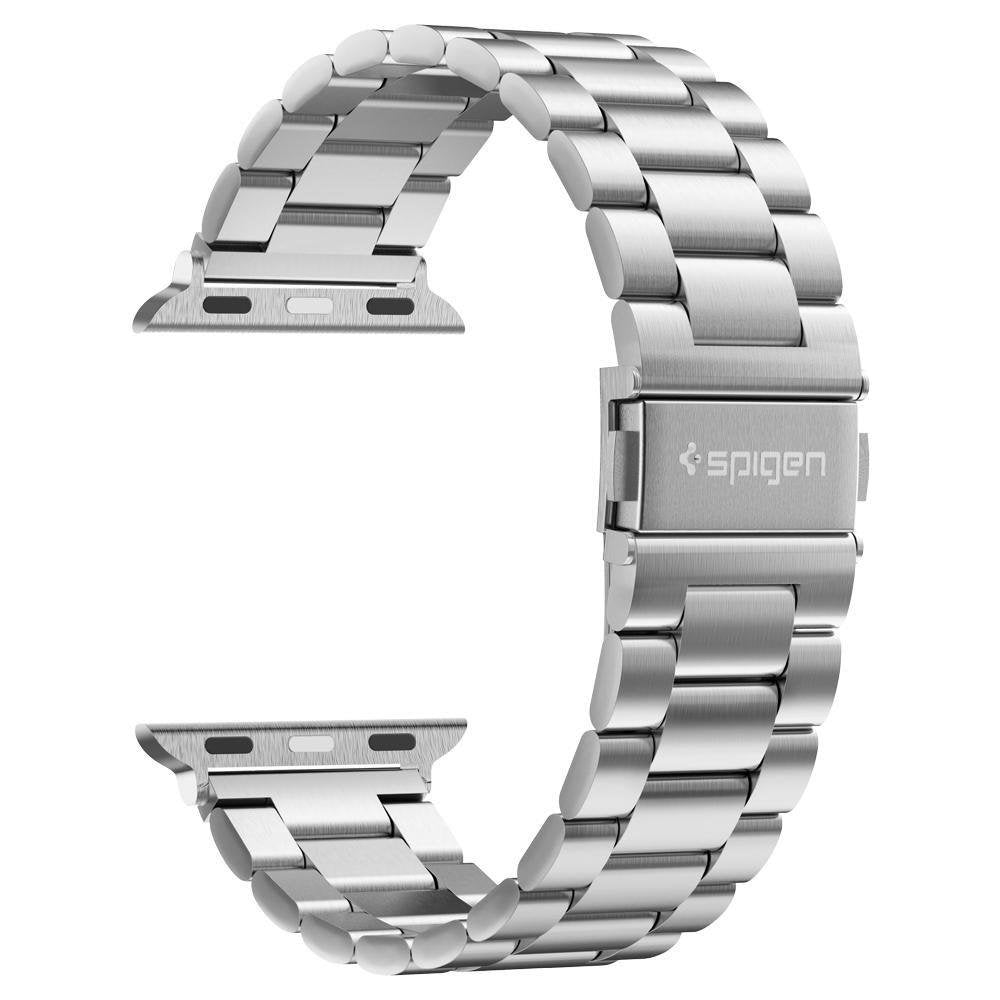 Spigen Modern Fit reim for Apple Watch 49mm / 46mm / 45mm / 44mm / 42mm Series, Sølv 062MP25404