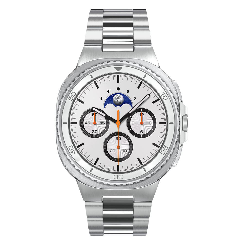 Spigen Modern Fit reim til Samsung Galaxy Watch8 / Watch8 Classic Series, Sølv AMP10120