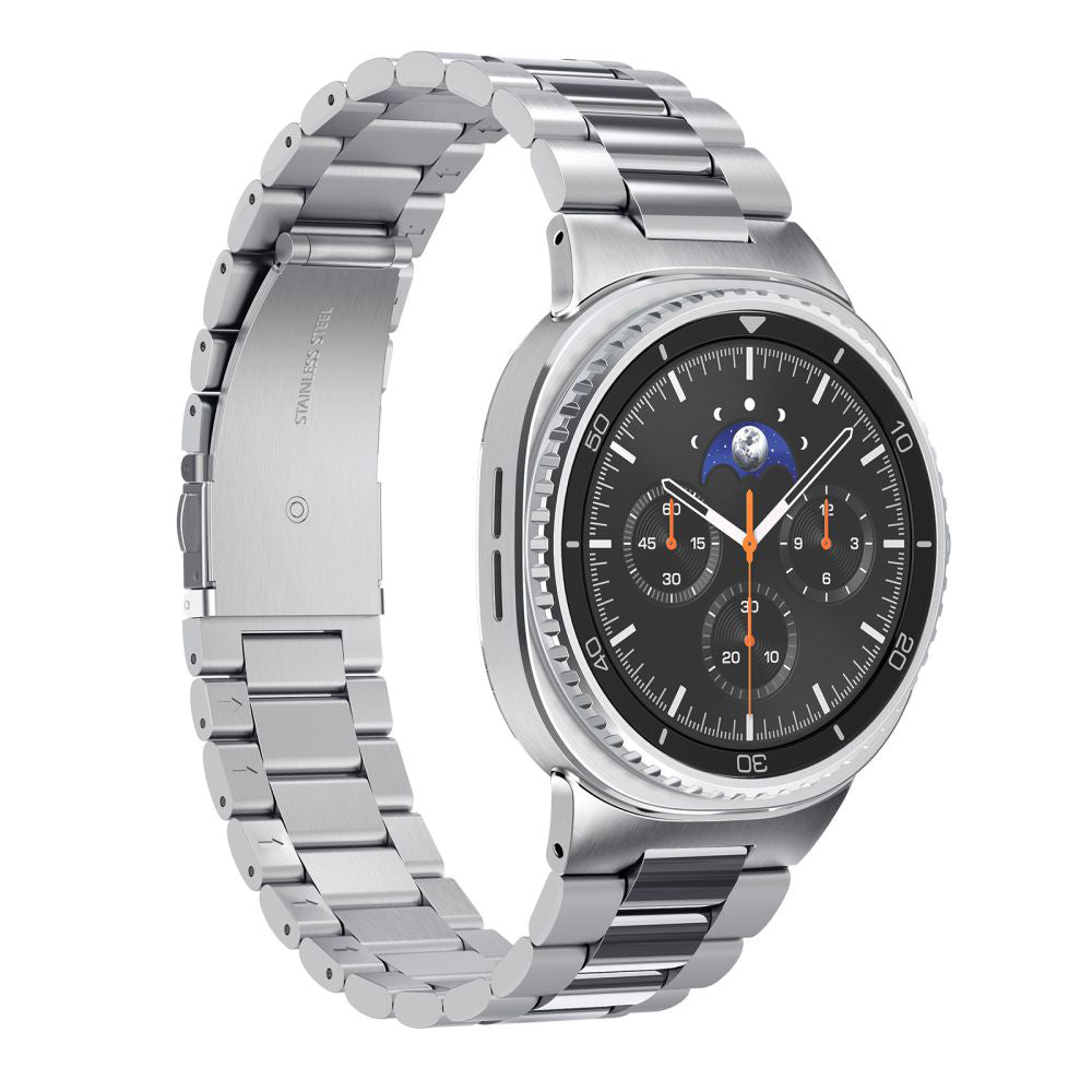 Spigen Modern Fit reim til Samsung Galaxy Watch8 / Watch8 Classic Series, Sølv AMP10120