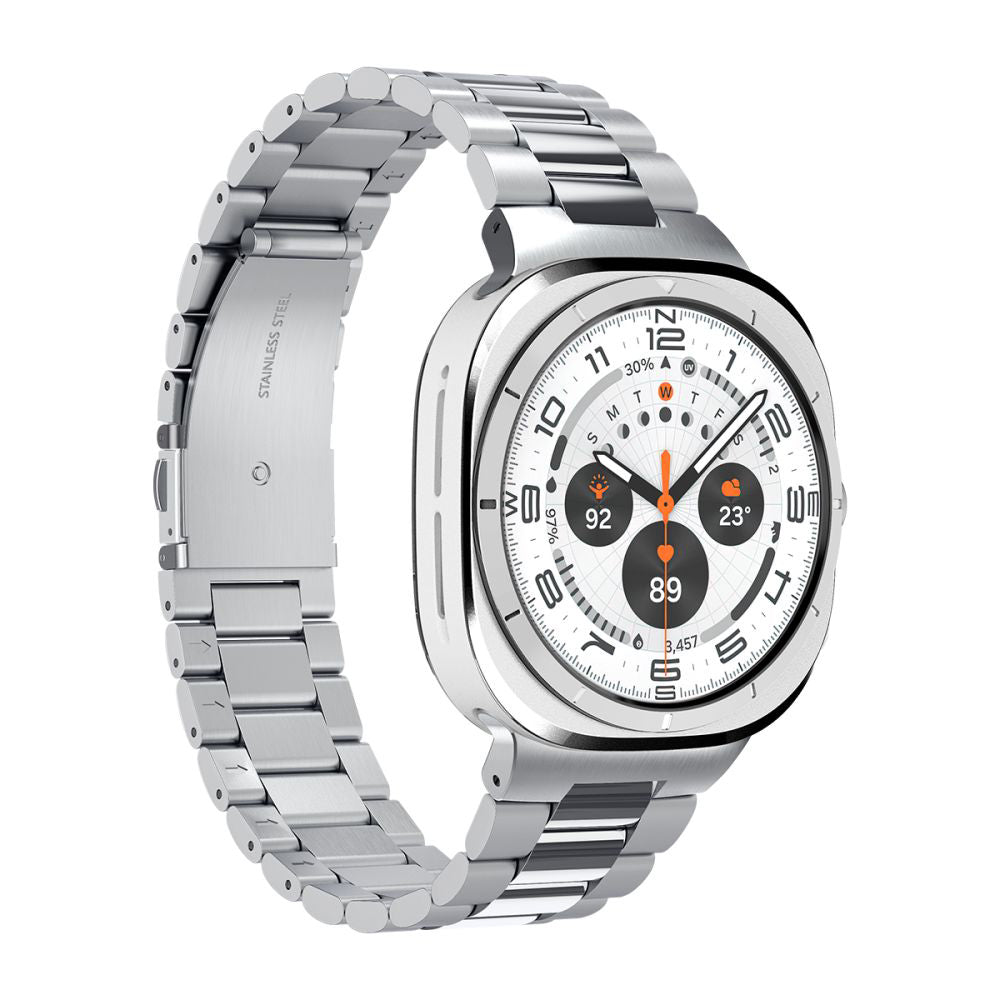 Spigen Modern Fit rem for Samsung Galaxy Watch Ultra Series, Sølv AMP08823