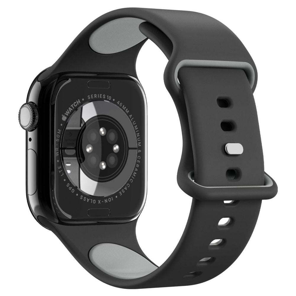 Spigen Nano Pop reim for Apple Watch 49mm / 46mm / 45mm / 44mm / 42mm Series, Svart AMP09321