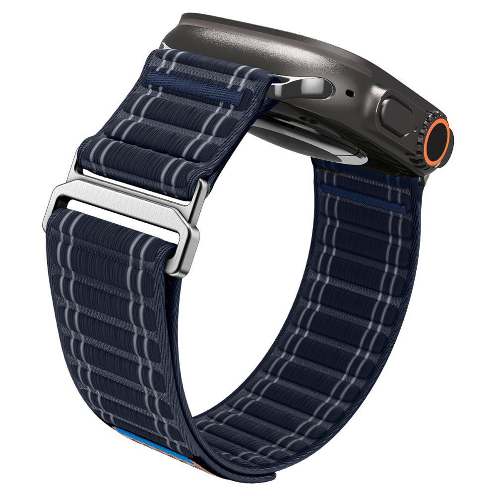 Spigen WBF0 rem for Apple Watch 49mm / 46mm / 45mm / 44mm-serien, Marineblå AMP10143
