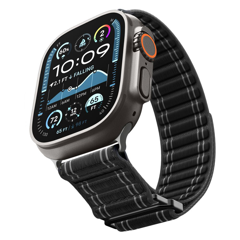 Spigen WBF0 reim for Apple Watch 49mm / 46mm / 45mm / 44mm Series, Svart AMP10141