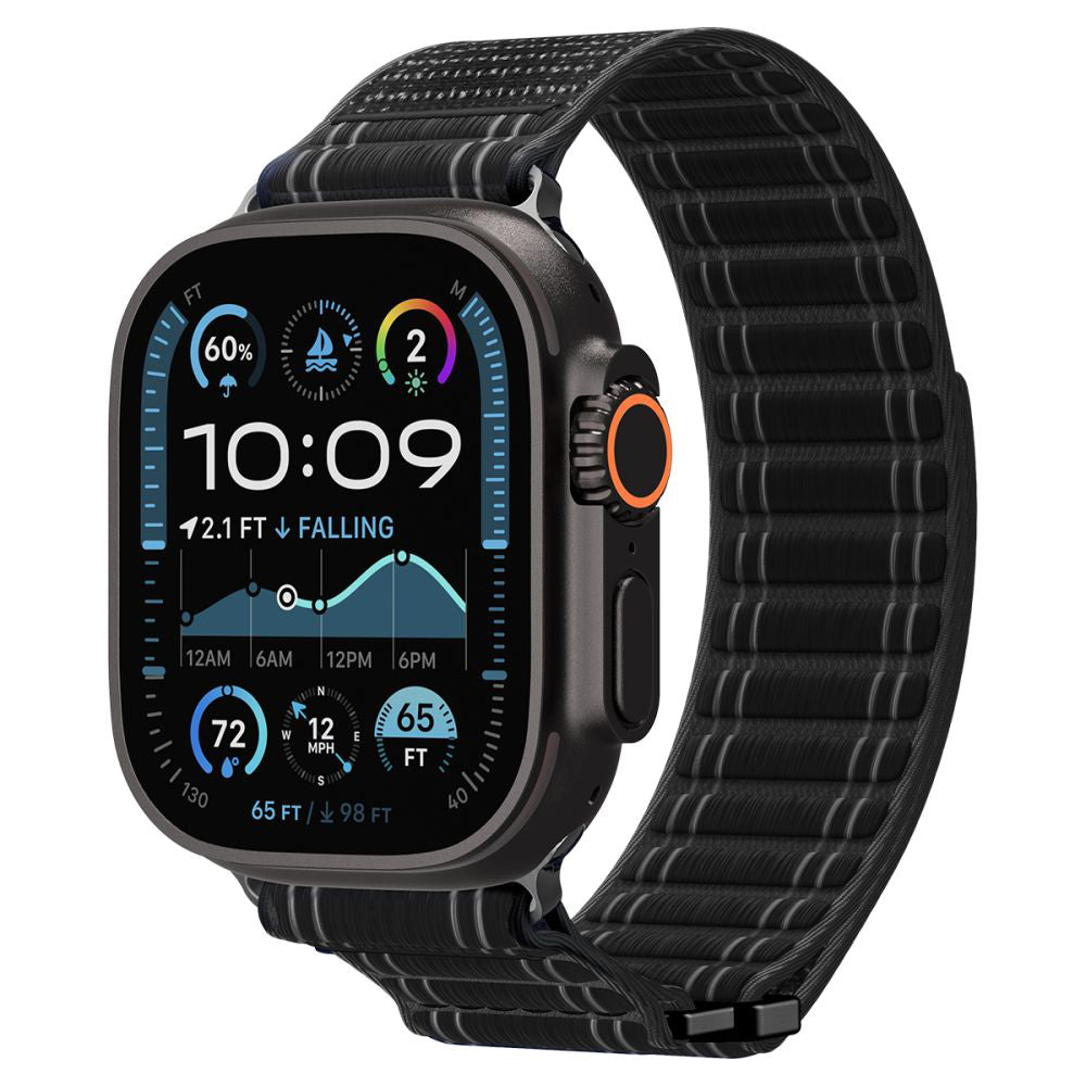 Spigen WBF0 reim for Apple Watch 49mm / 46mm / 45mm / 44mm Series, Svart AMP10141