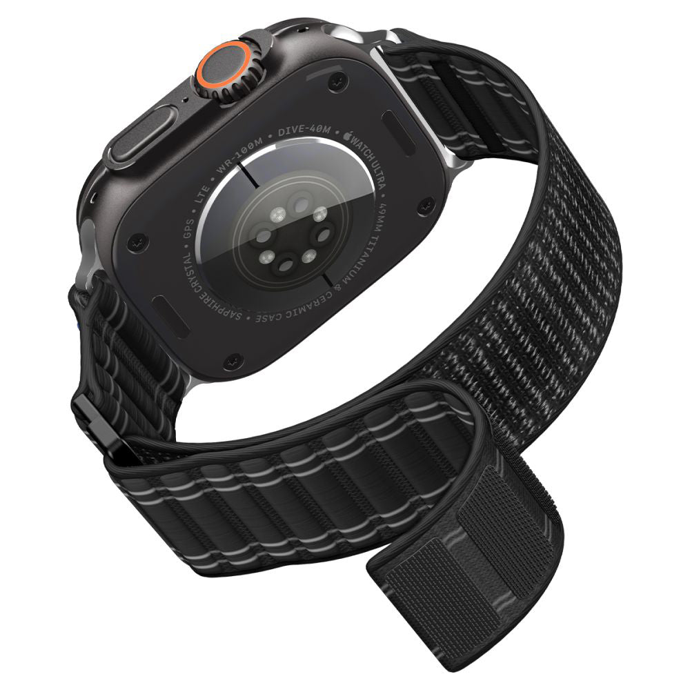 Spigen WBF0 reim for Apple Watch 49mm / 46mm / 45mm / 44mm Series, Svart AMP10141