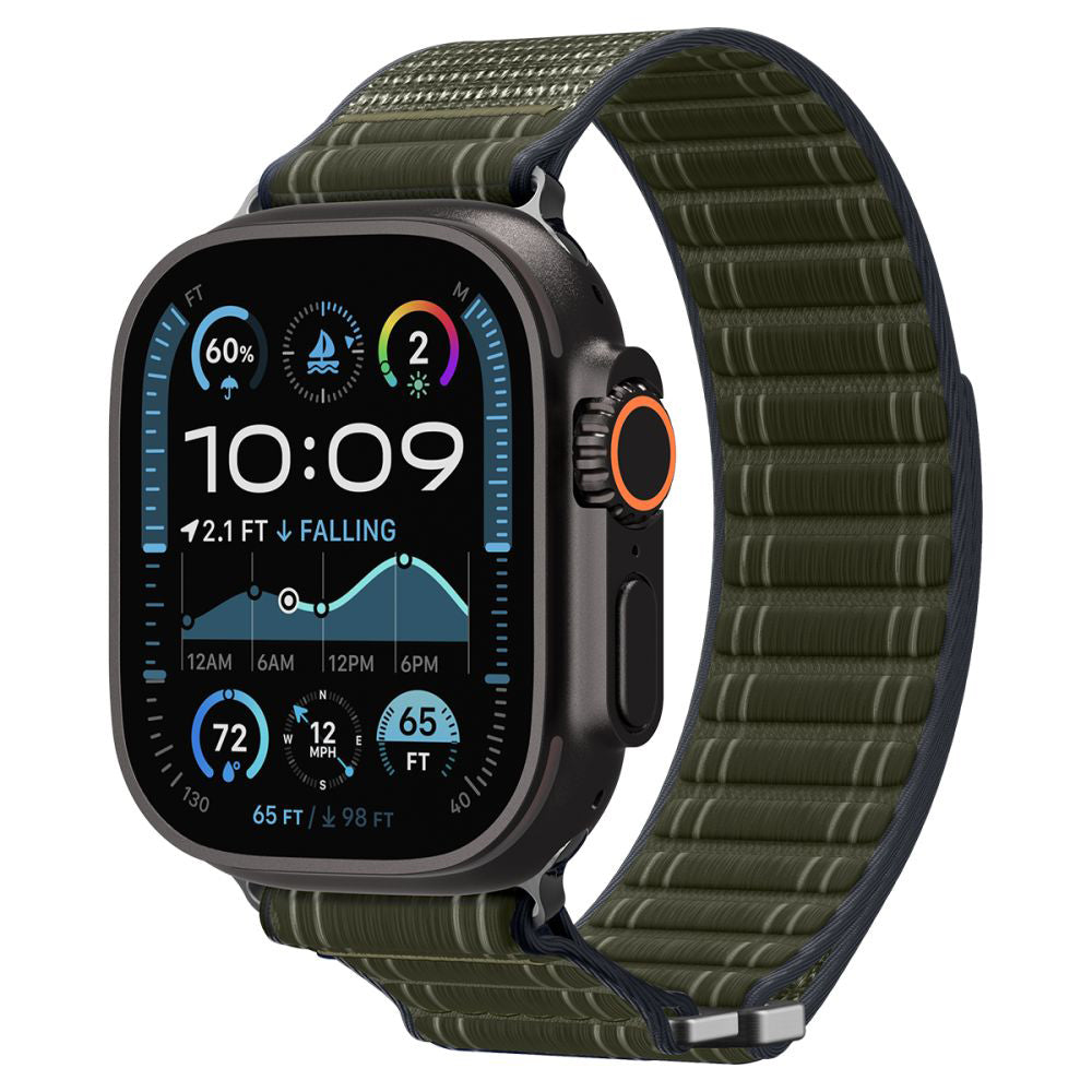Spigen WBF0 reim for Apple Watch 49mm / 46mm / 45mm / 44mm Series, Grønn AMP10142