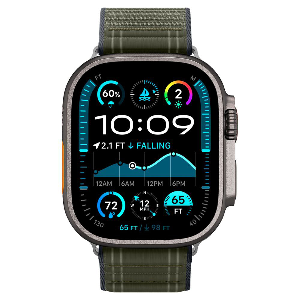 Spigen WBF0 reim for Apple Watch 49mm / 46mm / 45mm / 44mm Series, Grønn AMP10142
