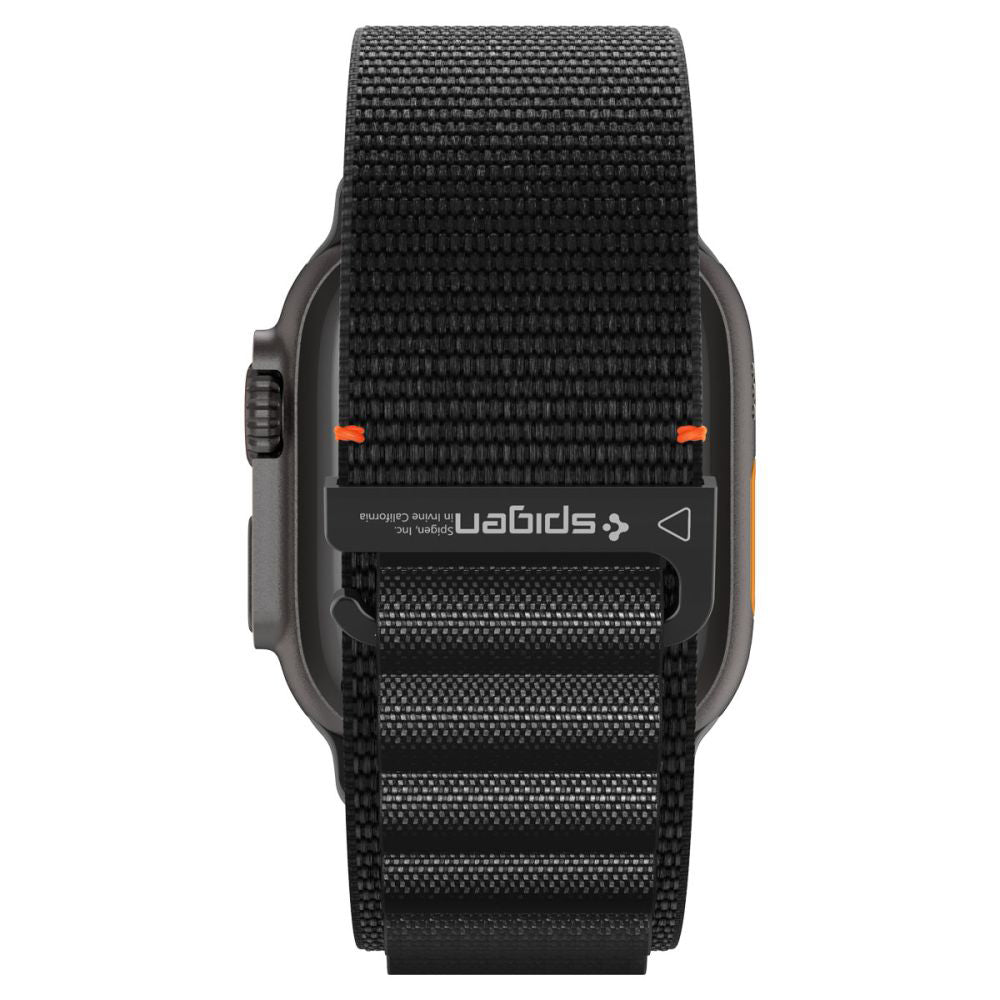 Spigen WBF1 reim for Apple Watch 49mm / 46mm / 45mm / 44mm Series, Svart AMP10144