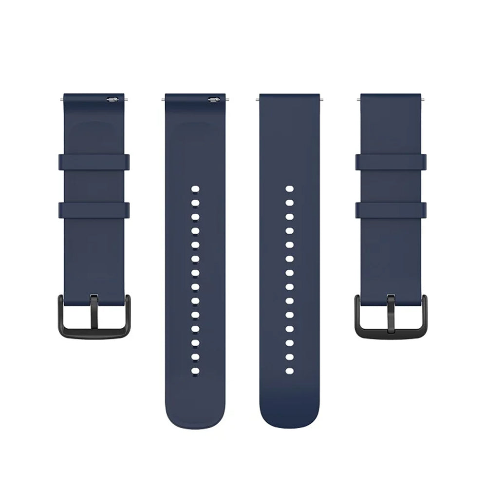 Techsuit W001 reim for Samsung Galaxy Watch / Huawei Watch Series, 20mm, Mørkeblå