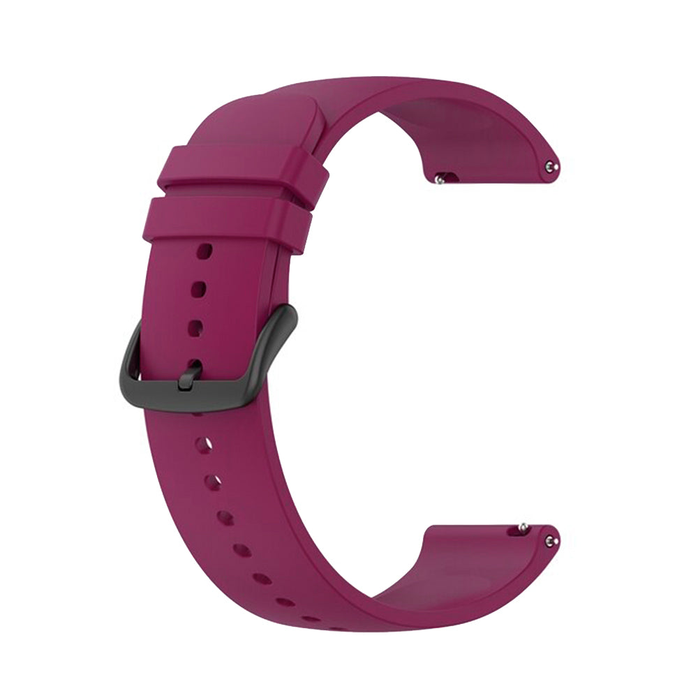 Techsuit W001 reim for Samsung Galaxy Watch / Huawei Watch Series, 20mm, Rød