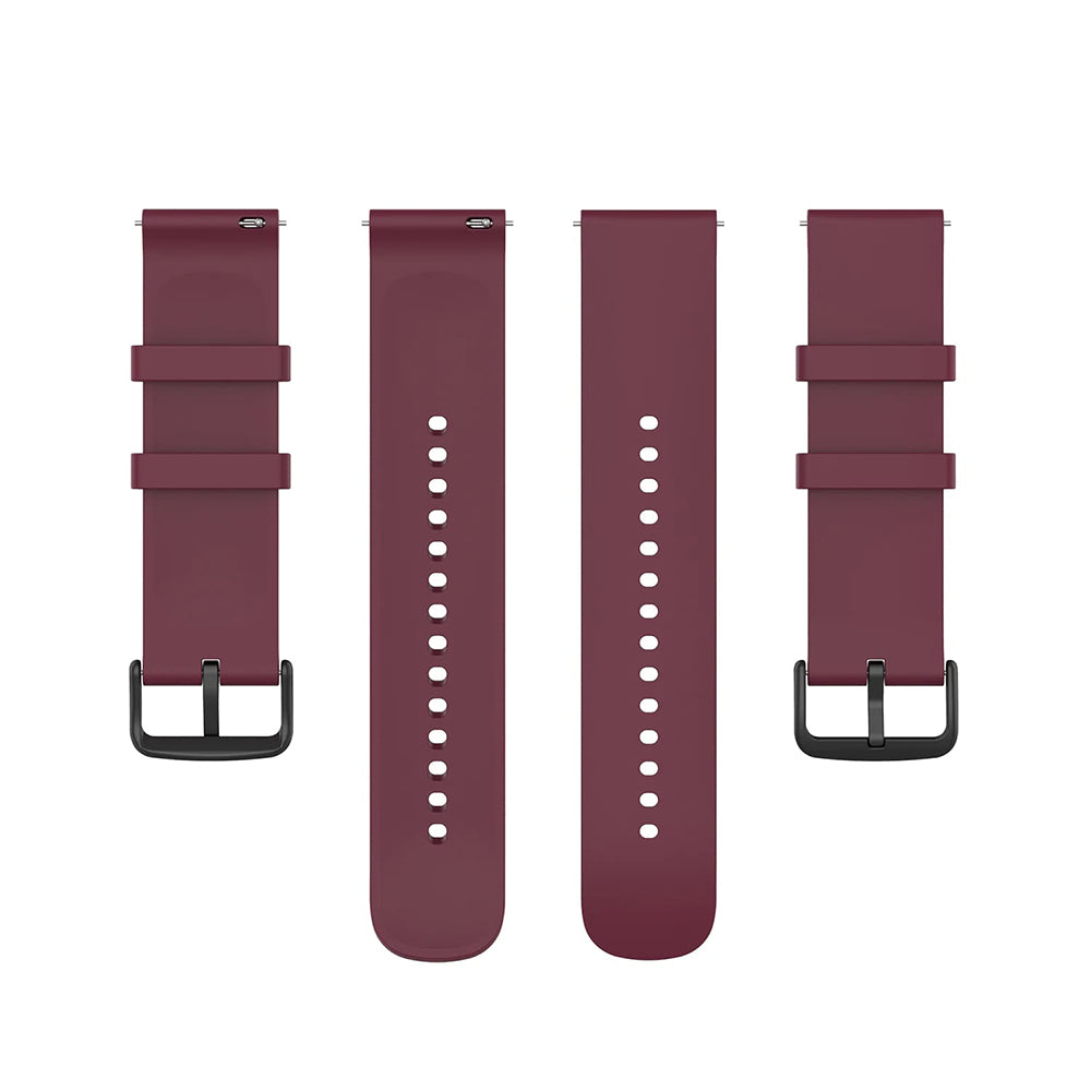 Techsuit W001 reim for Samsung Galaxy Watch / Huawei Watch Series, 20mm, Rød