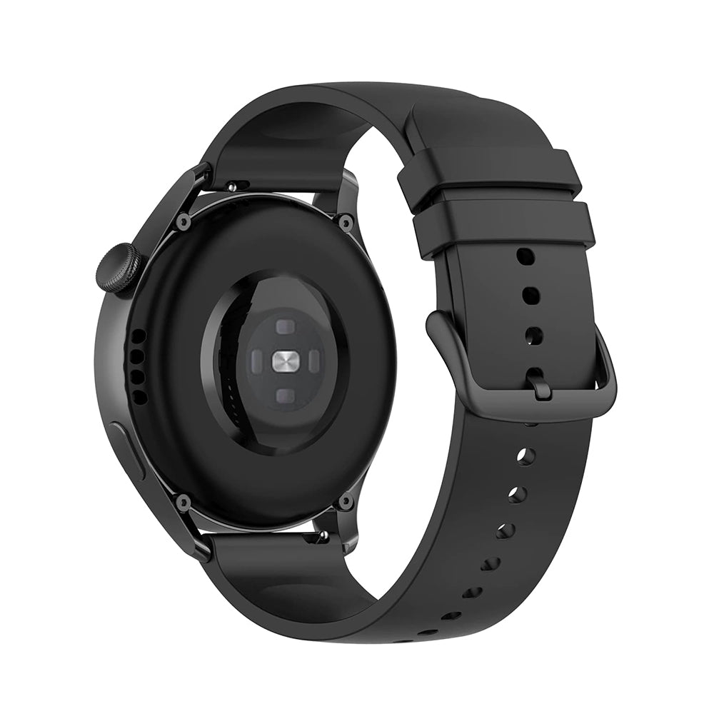 Techsuit W001 reim for Samsung Galaxy Watch / Huawei Watch Series, Svart