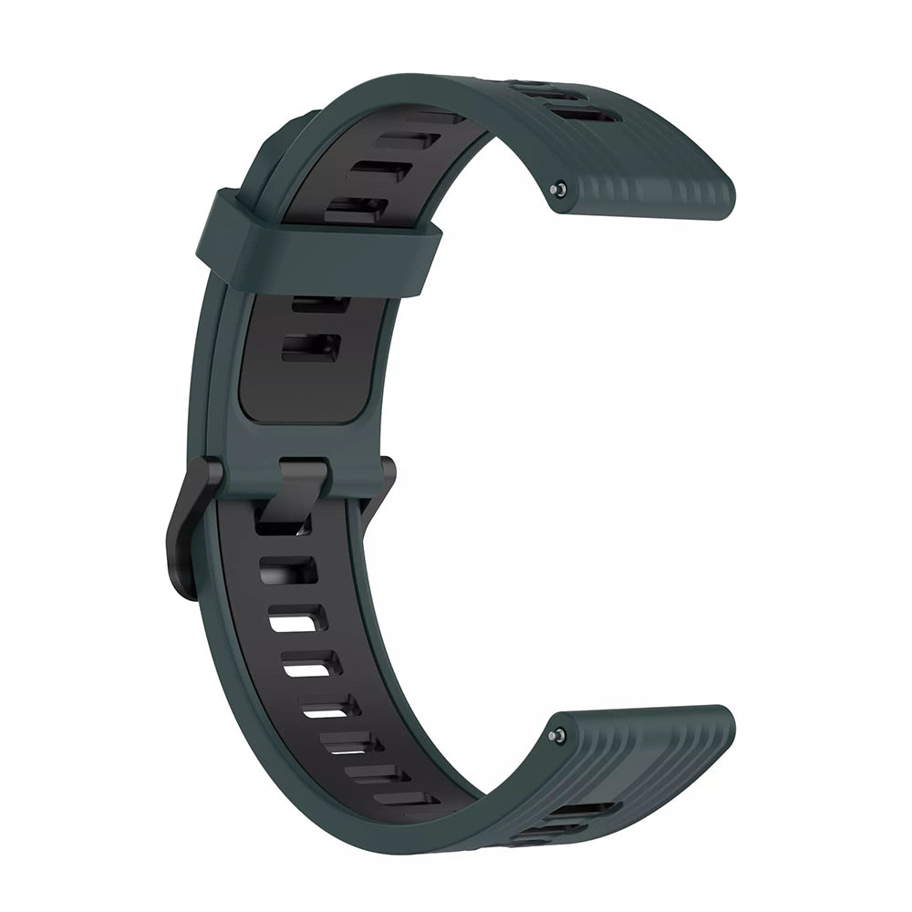 Techsuit W002 reim for Huawei Watch / Xiaomi Watch Series, 22mm, Grønn