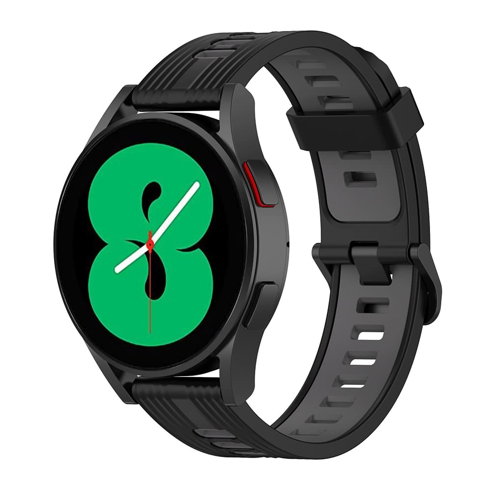 Techsuit W002 reim for Samsung Galaxy Watch / Huawei Watch Series, 20mm, Svart