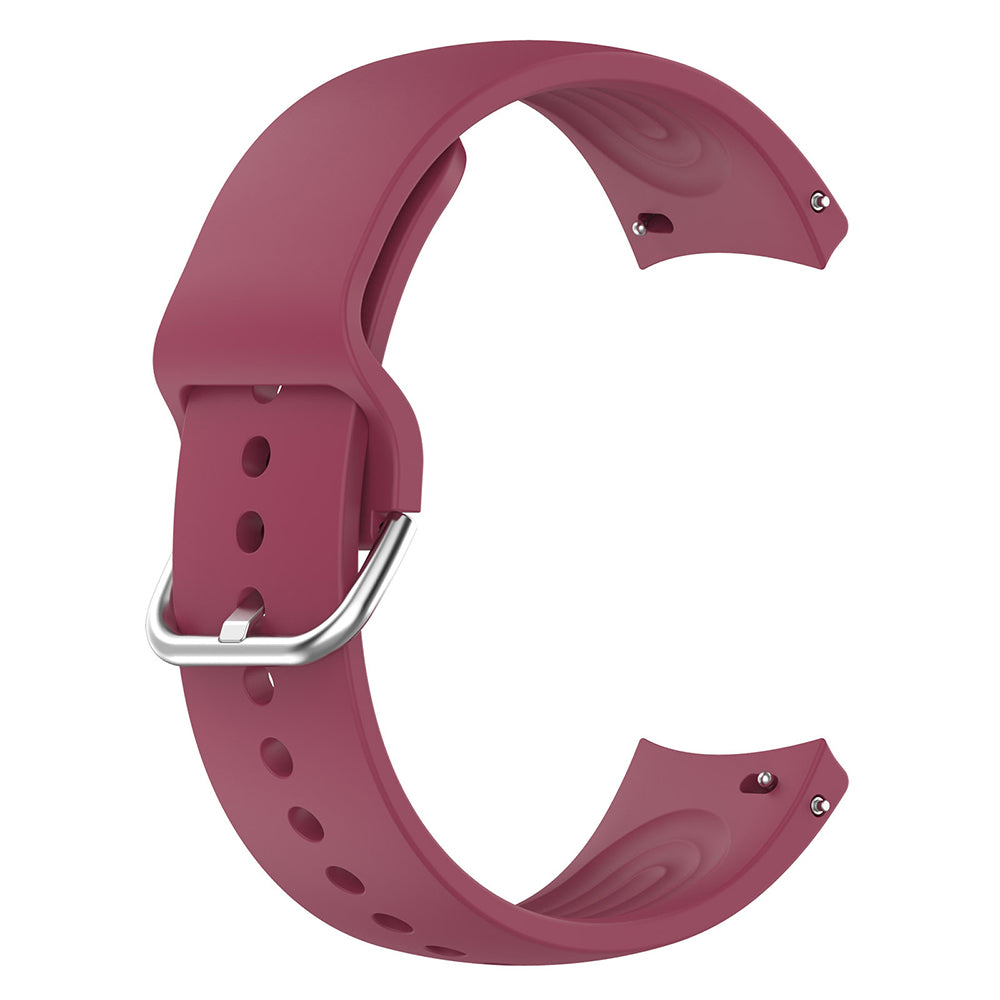 Techsuit W003 reim for Huawei Watch / Xiaomi Watch Series, 22mm, Mørkerød