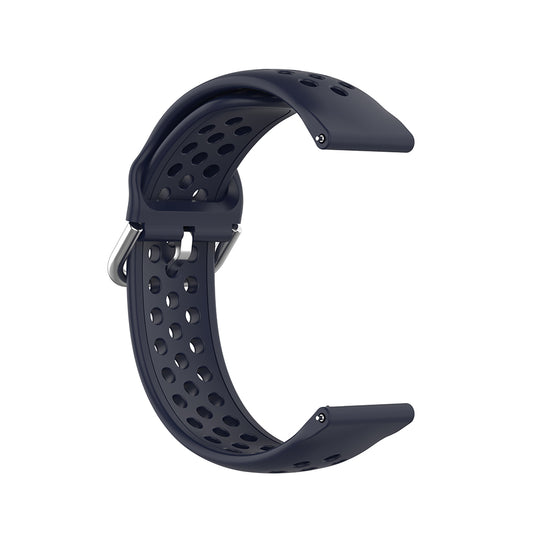 Techsuit W004 reim for Samsung Galaxy Watch / Huawei Watch Series, 22mm, Mørkeblå