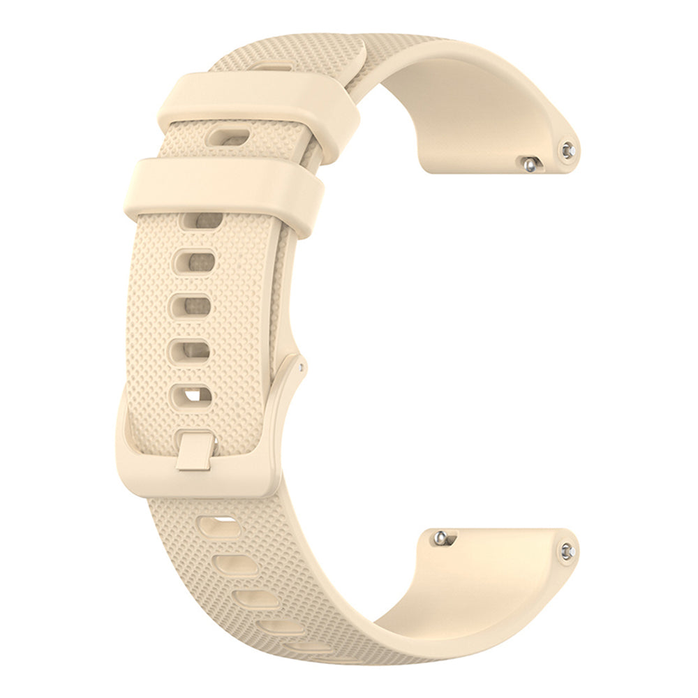 Techsuit W006 reim for Huawei Watch / Garmin Watch Series, 18mm, Krem