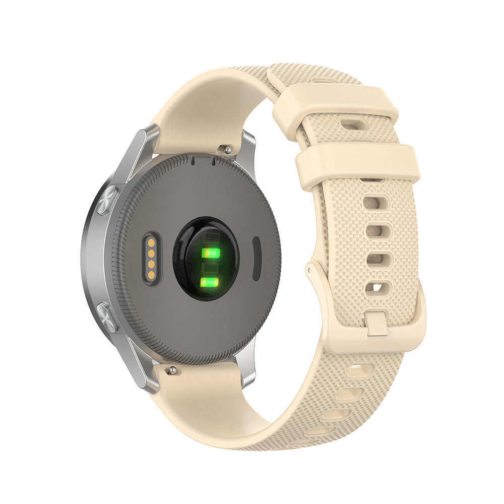 Techsuit W006 reim for Huawei Watch / Garmin Watch Series, 18mm, Krem