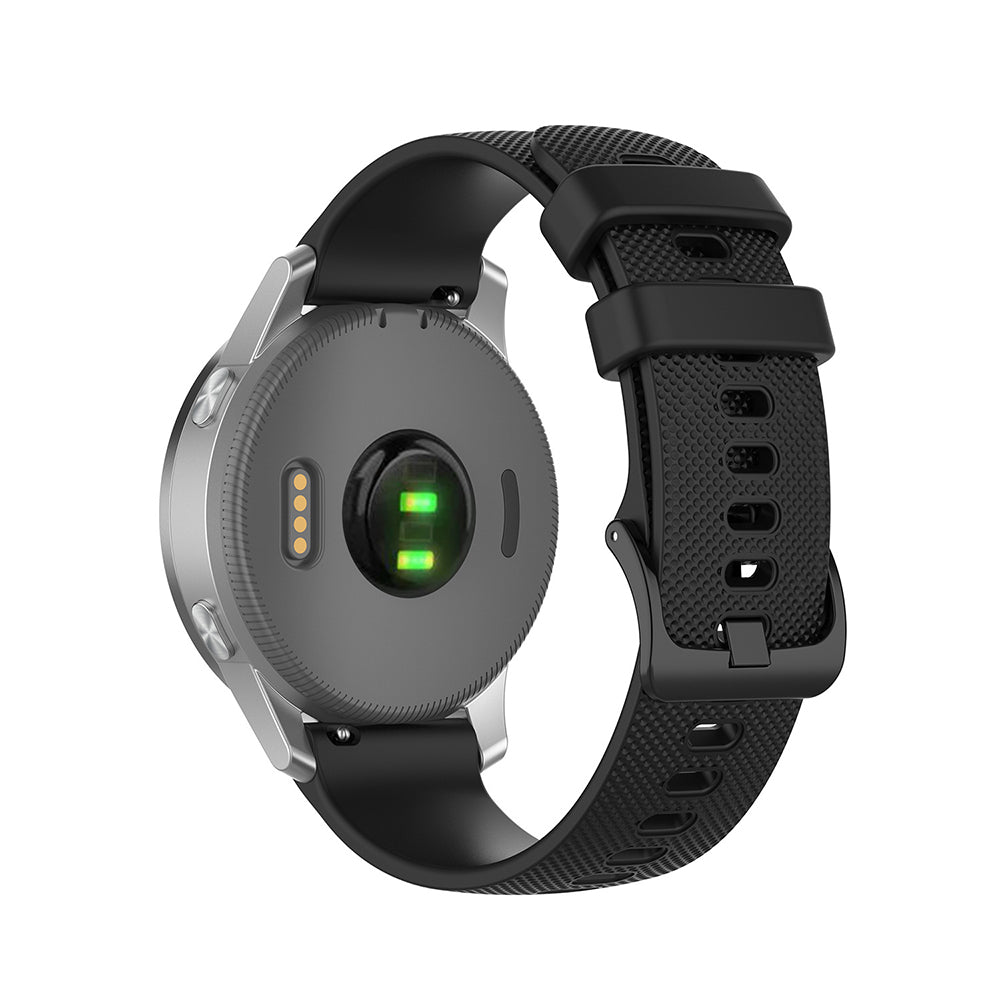 Techsuit W006 reim for Huawei Watch / Garmin Watch Series, 18mm, Svart