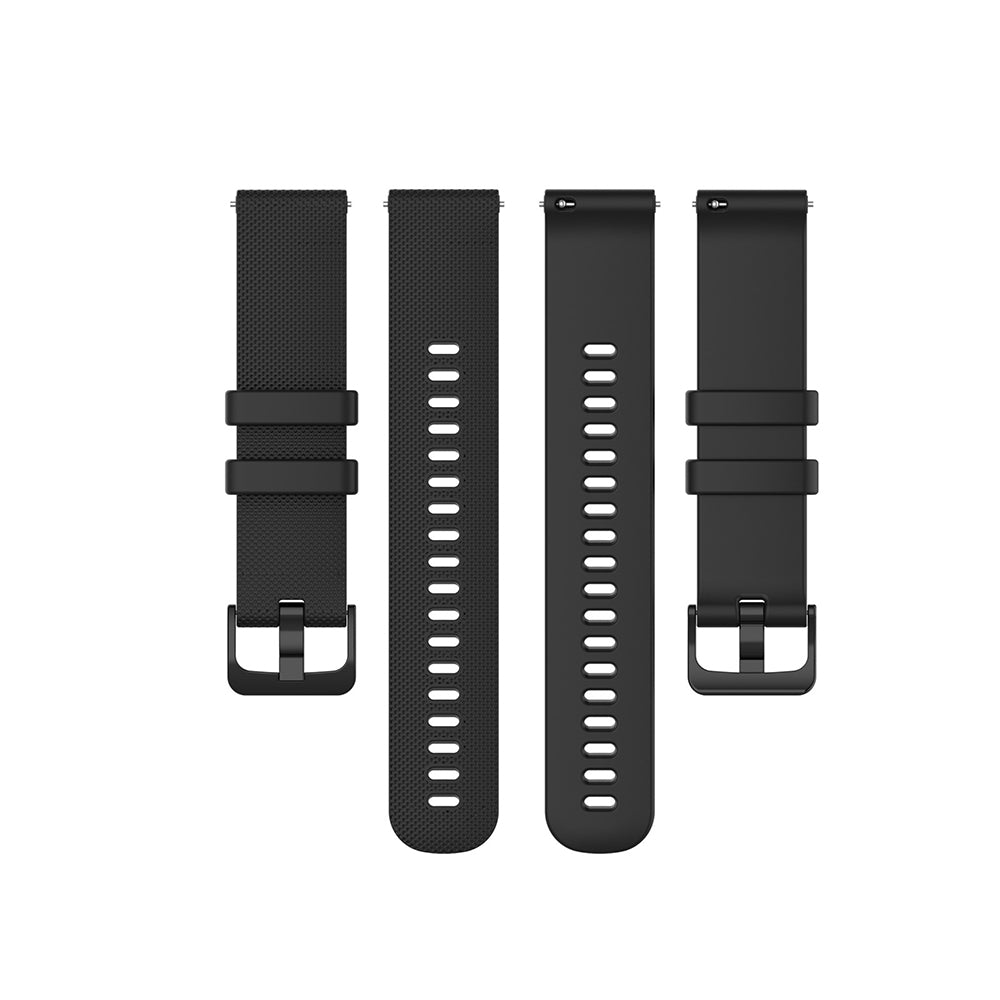 Techsuit W006 reim for Samsung Galaxy Watch / Huawei Watch Series, 22mm, Svart