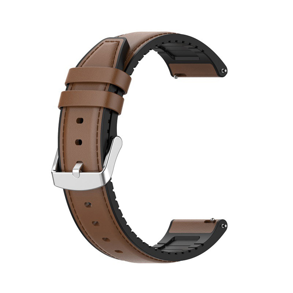 Techsuit W007 reim for Samsung Galaxy Watch / Huawei Watch Series, 20mm, Brun