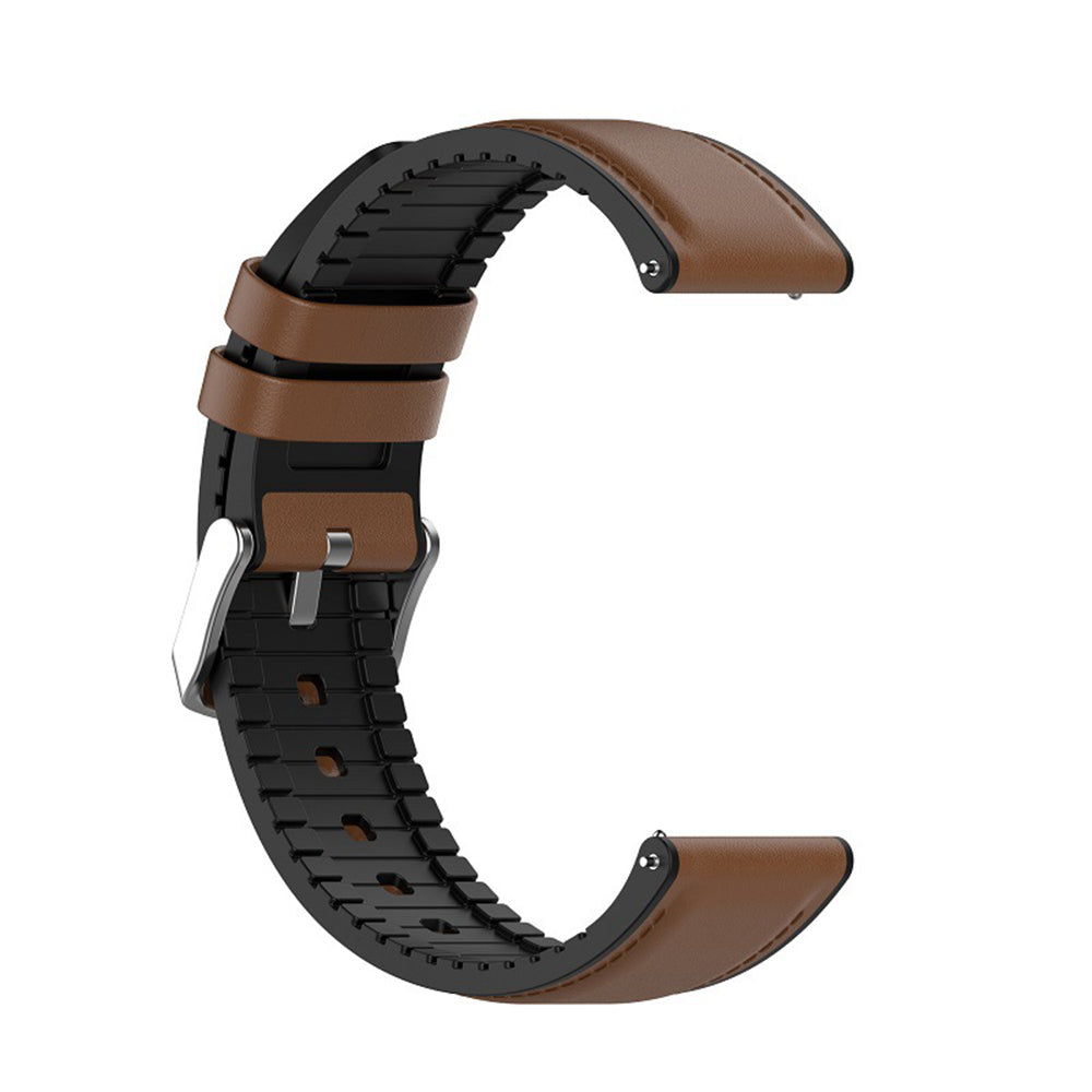 Techsuit W007 reim for Samsung Galaxy Watch / Huawei Watch Series, 20mm, Brun