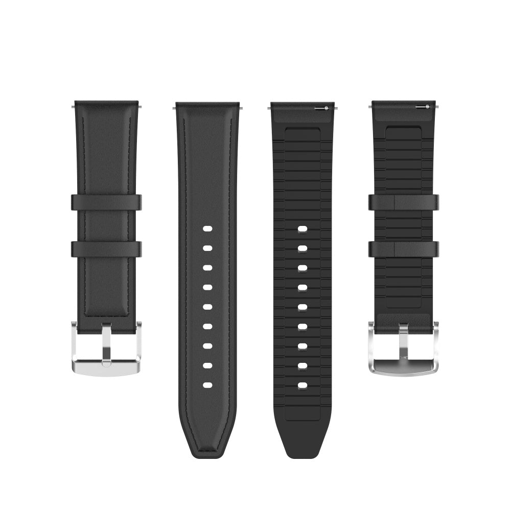 Techsuit W007 reim for Samsung Galaxy Watch / Huawei Watch Series, 22mm, Svart