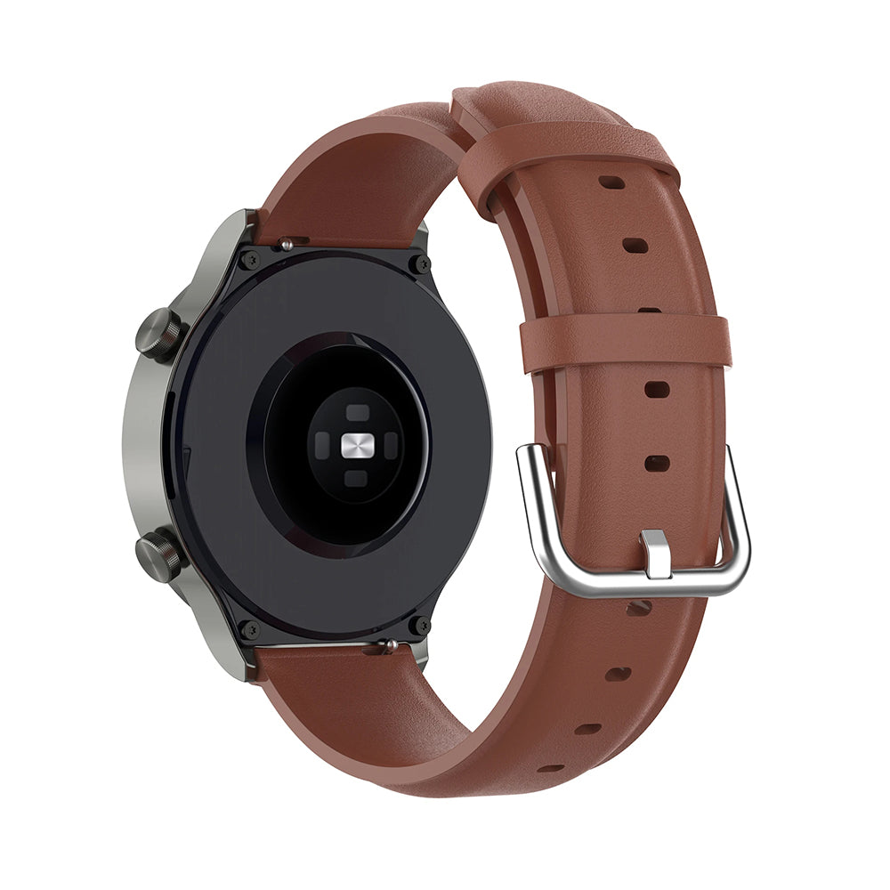 Techsuit W007PU reim for Huawei Watch / Xiaomi Watch Series, Brun