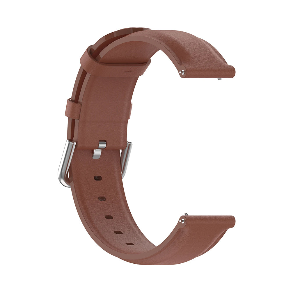 Techsuit W007PU reim for Huawei Watch / Xiaomi Watch Series, Brun