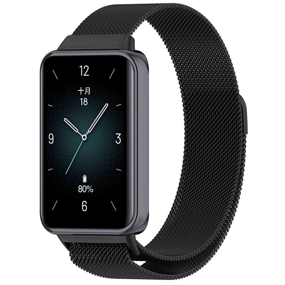 Techsuit W009 reim for Honor Band 9, Svart
