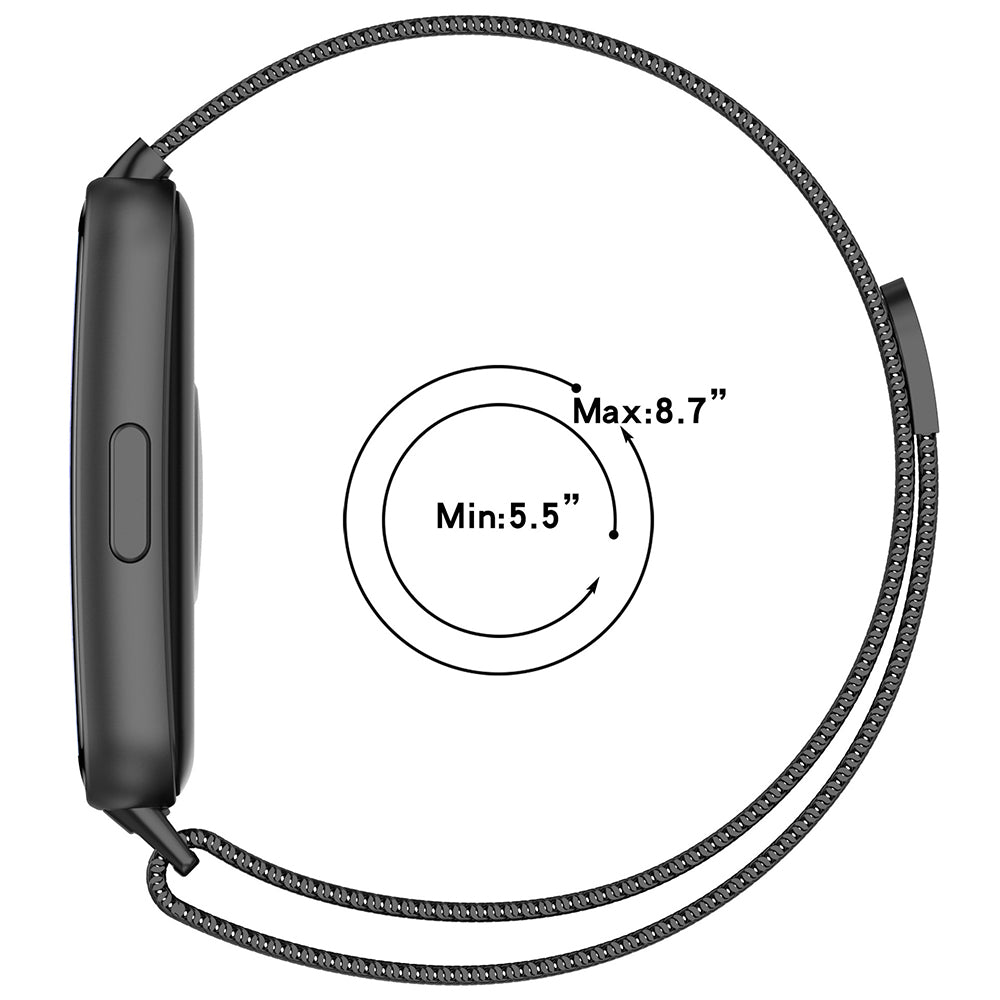 Techsuit W009 reim for Huawei Band 11 / 11 Pro, Svart
