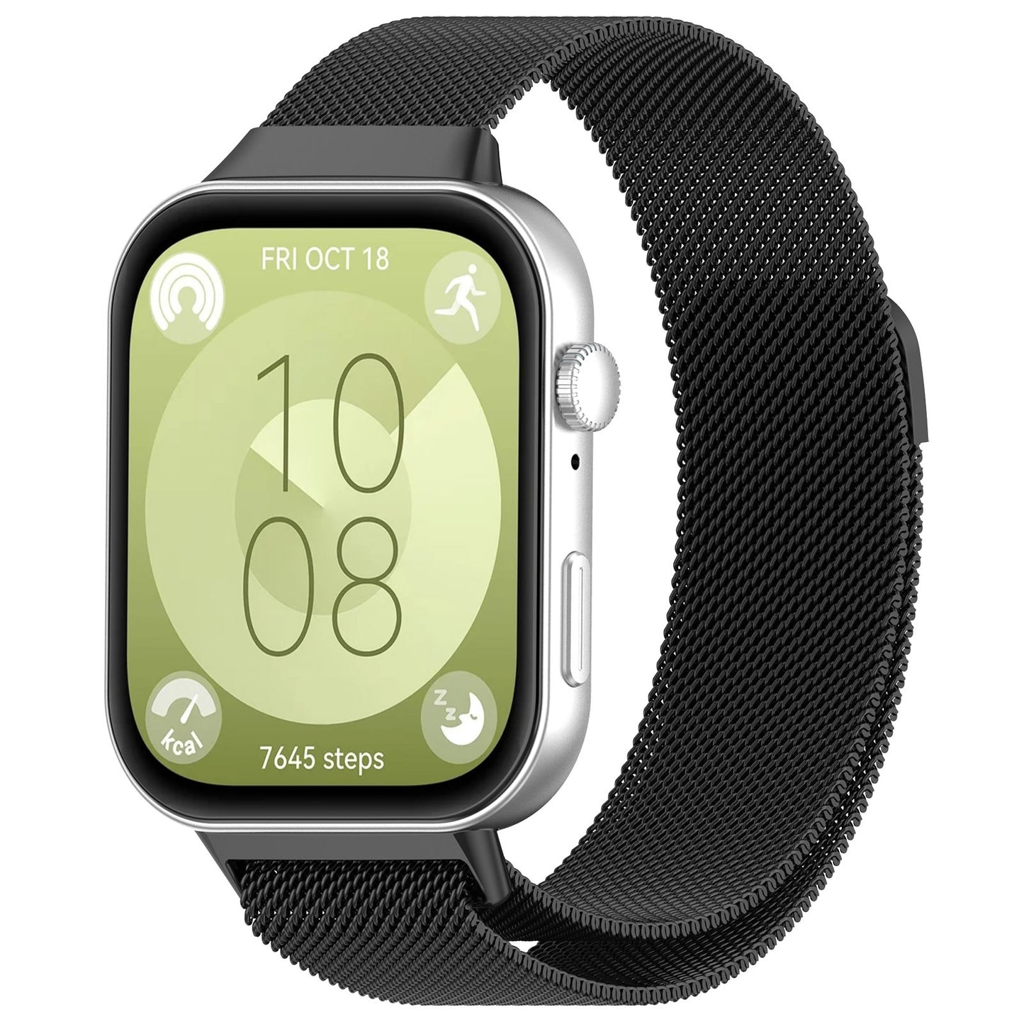 Techsuit W009 reim for Huawei Watch Fit 4 Pro / Fit 4 / Fit 3, Svart