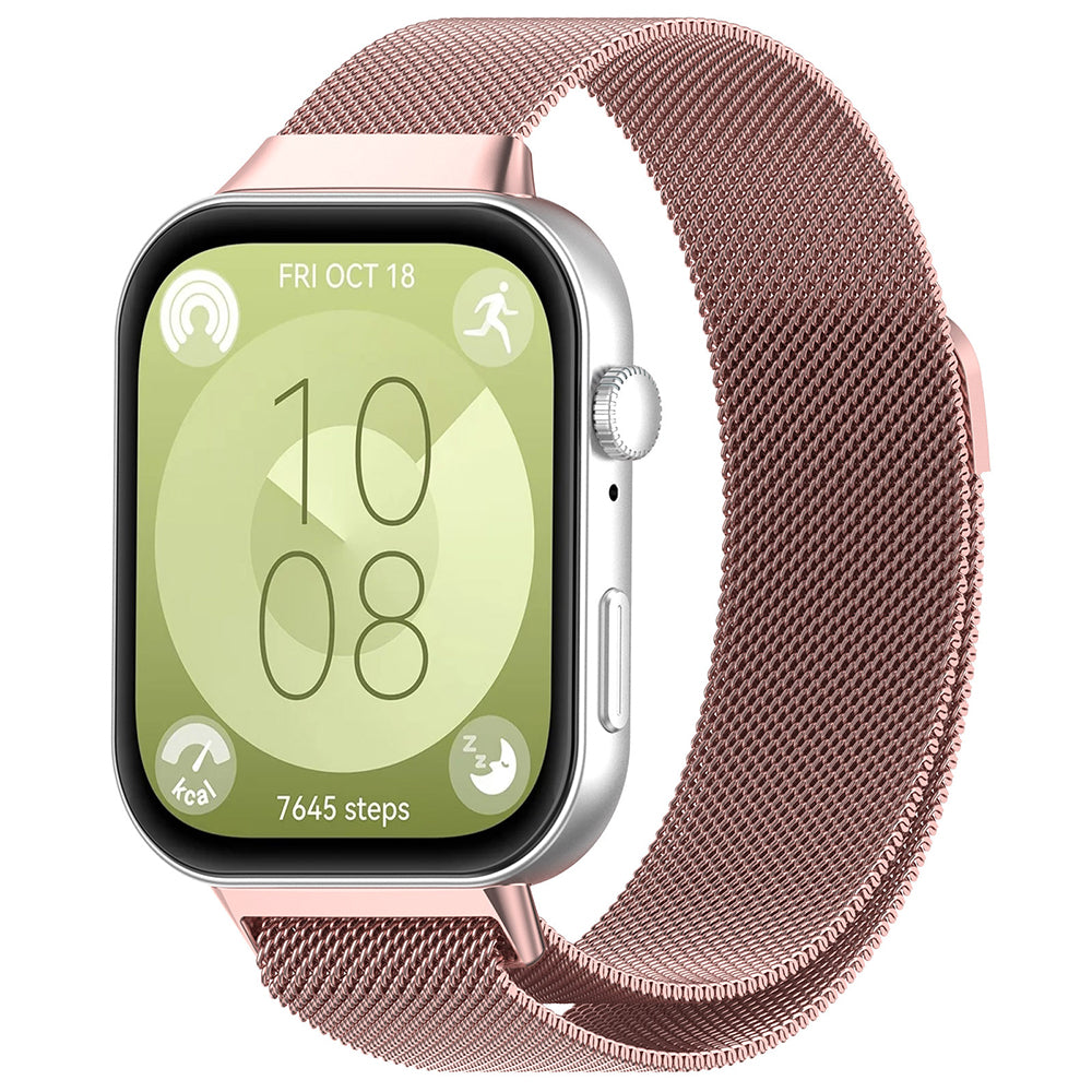 Techsuit W009 reim for Huawei Watch Fit 4 Pro / Fit 4 / Fit 3, Rosa