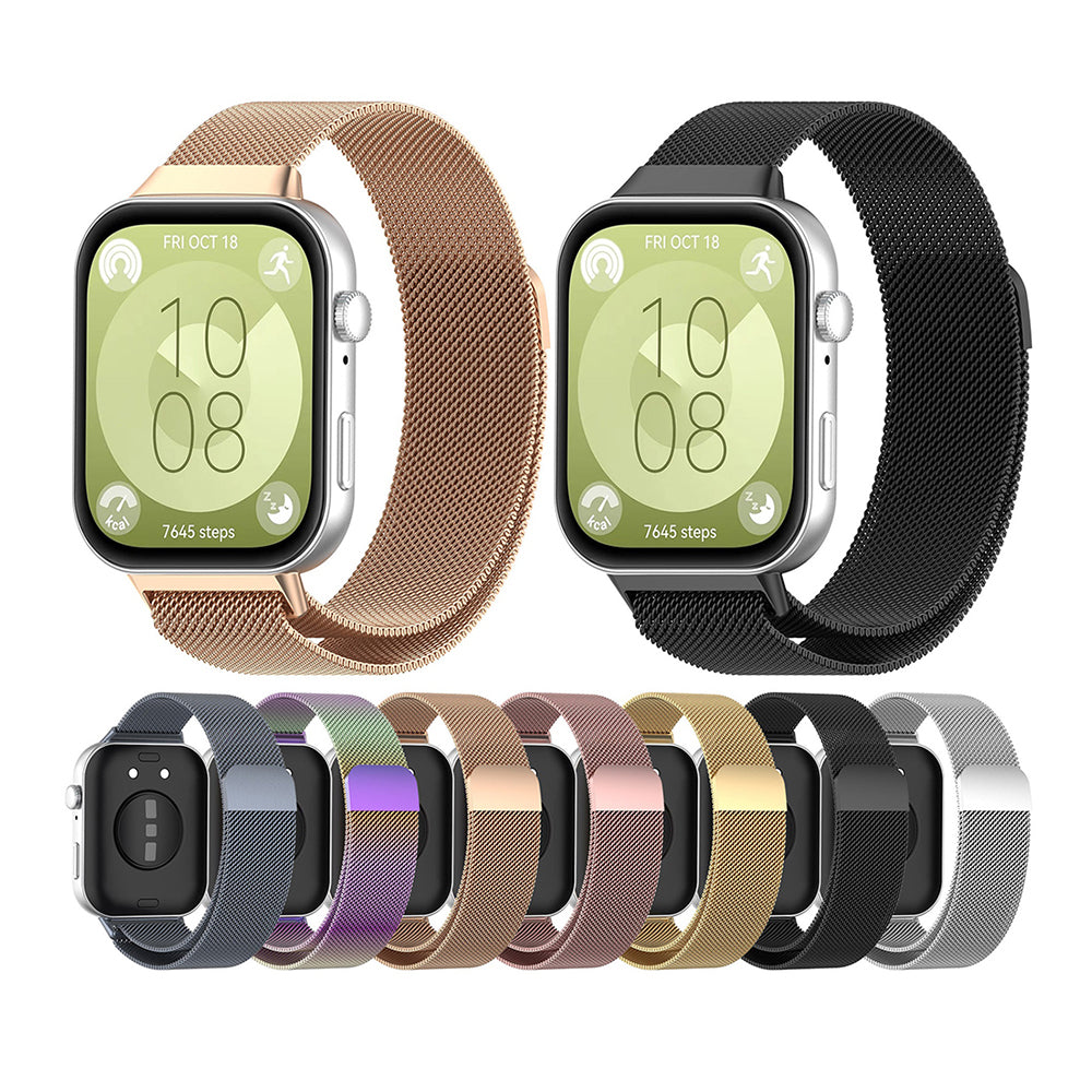 Techsuit W009 reim for Huawei Watch Fit 4 Pro / Fit 4 / Fit 3, Rosa Gull