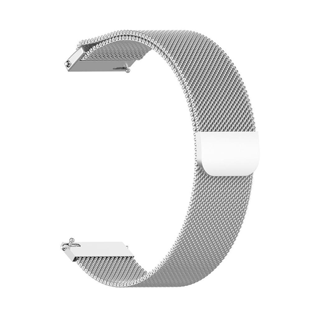 Techsuit W009 reim for Samsung Galaxy Watch / Huawei Watch Series, 22mm, Sølv