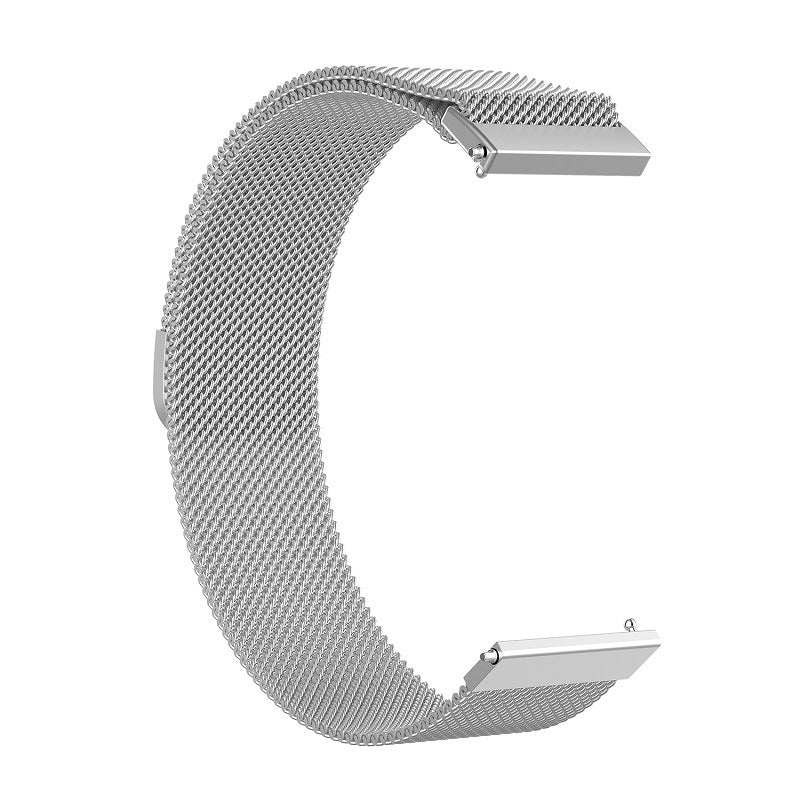 Techsuit W009 reim for Samsung Galaxy Watch / Huawei Watch Series, 22mm, Sølv