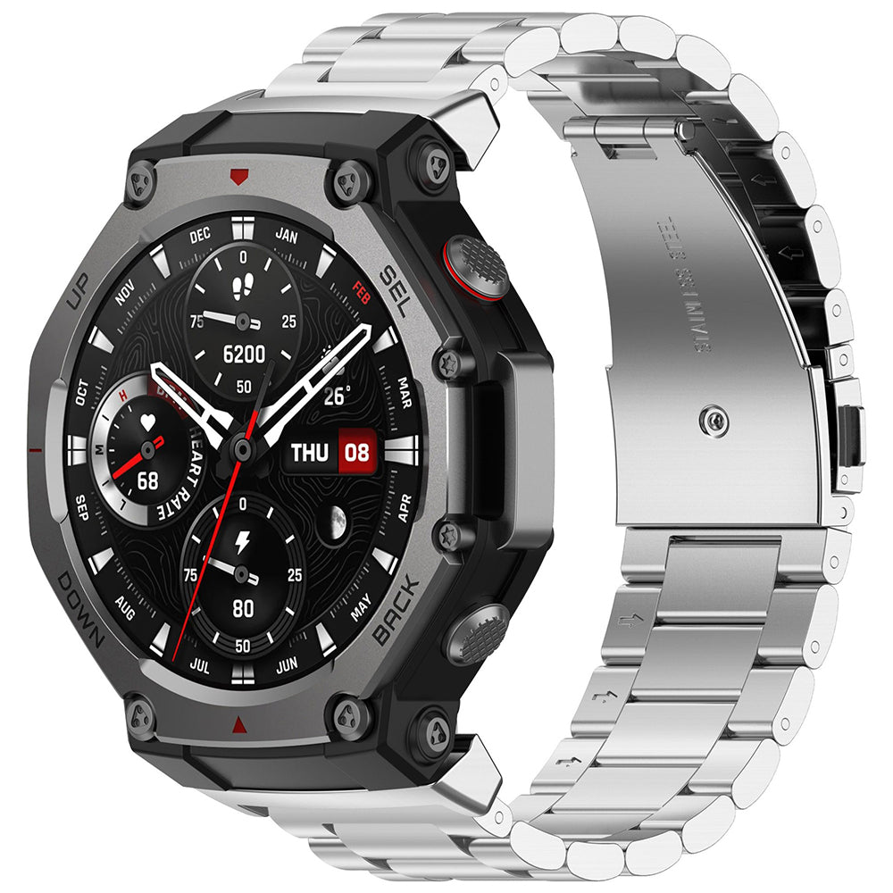 Techsuit W010 reim for Amazfit T-Rex 3, Sølv