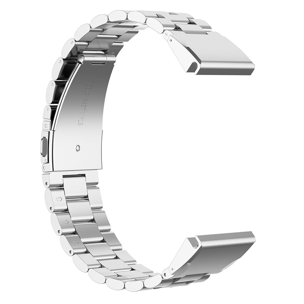 Techsuit W010 reim for Garmin Instinct / Approach / Fenix Watch Series, 20mm, Sølv