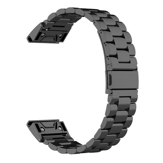 Techsuit W010 reim for Garmin Watch Fenix / Forerunner Series, 22mm, Svart