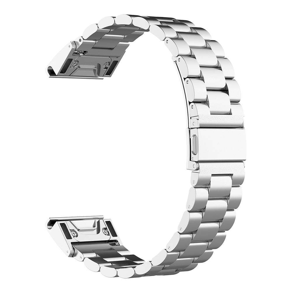 Techsuit W010 reim for Garmin Watch Fenix Series, 26mm, Sølv