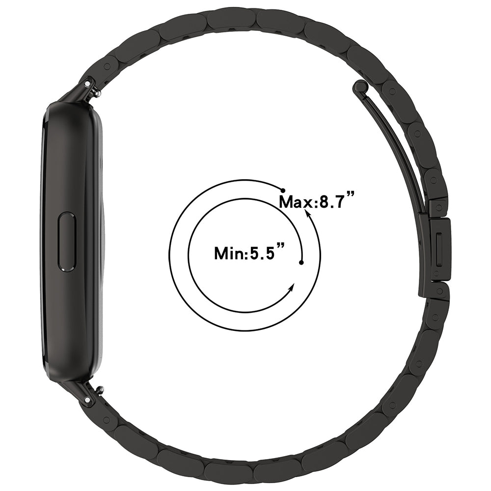 Techsuit W010 reim for Huawei Band 11 / 11 Pro, Svart