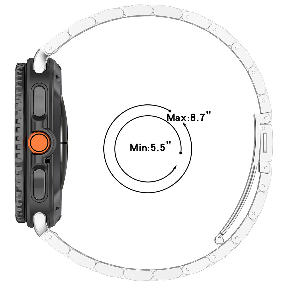Techsuit W010 reim for Samsung Galaxy Watch8 / Watch8 Classic Series, Svart